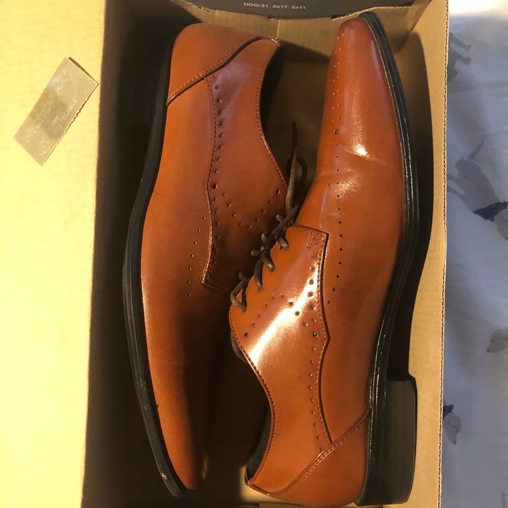 Stacy Adams boys Atwell Oxford shoes
